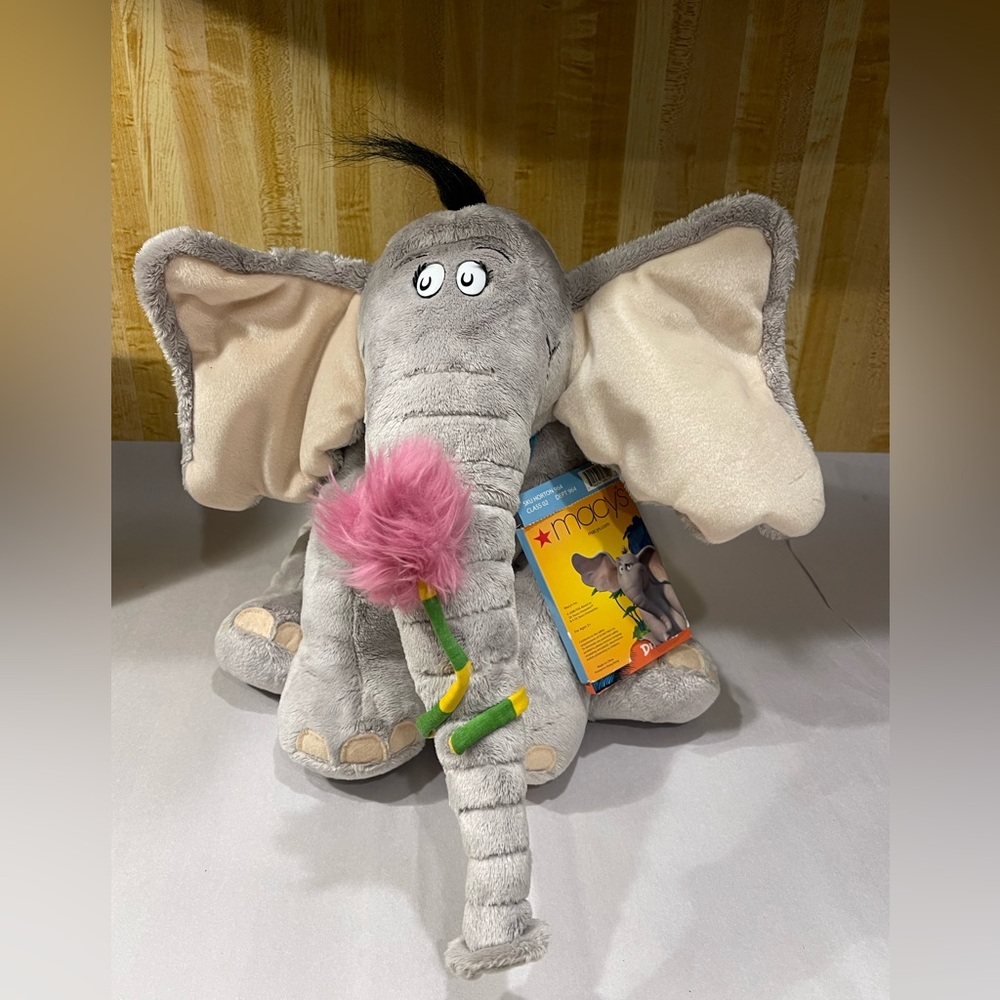Vintage horton hears a hoo Dr seuss plush animals NWT  made for Macy’s